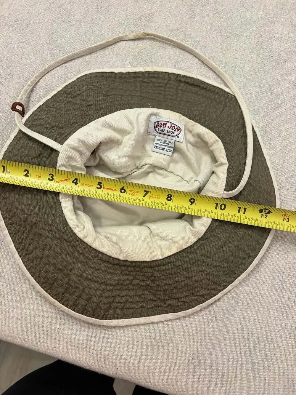Ron Jon Surf Shop Boonie Style Bucket Hat with Chin Strap